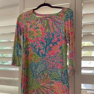 Lilly Pulitzer XS neon coral dress